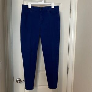 Talbots Heritage Royal Blue Slim Ankle jeans.